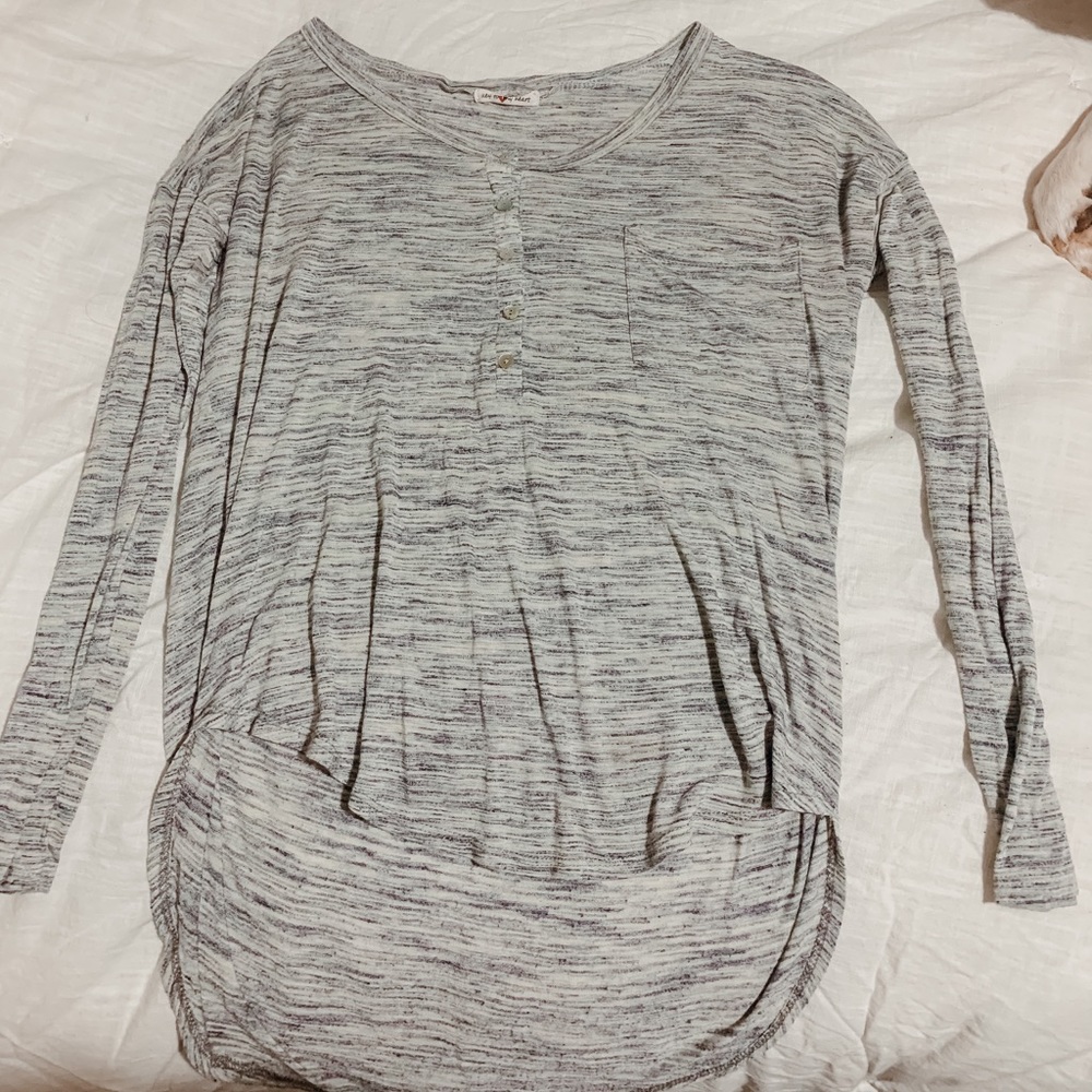 Long sleeve blouse